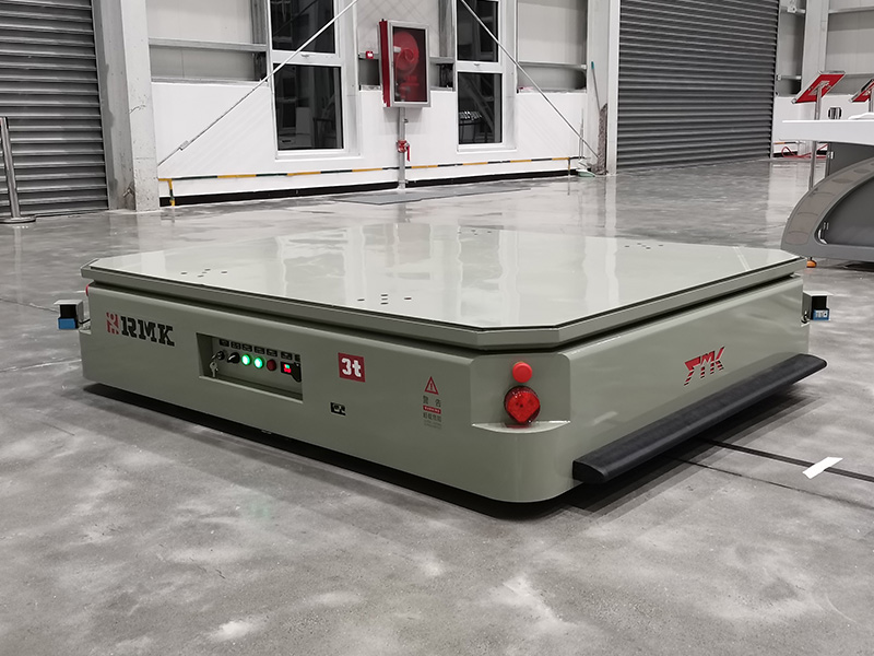 3 tòn pwòp tèt ou lanse elektrik Trolley Navigasyon mayetik Agv