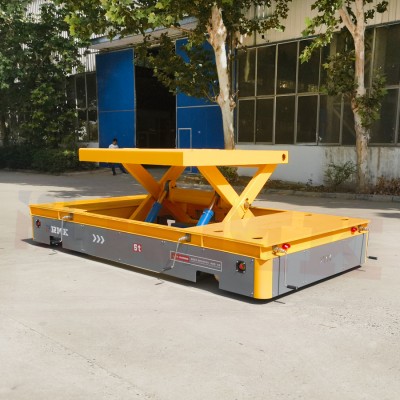 5 Tòn Scissor Lift Omnidirectional mobil direksyon woulèt transfè kout