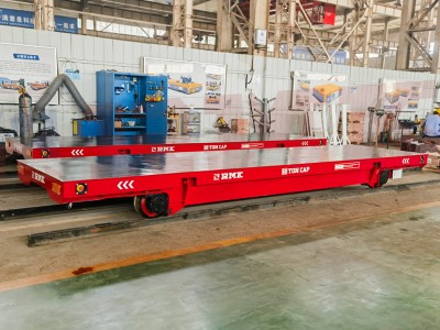 Tren transfè tren yo itilize nan atelye pwodiksyon an