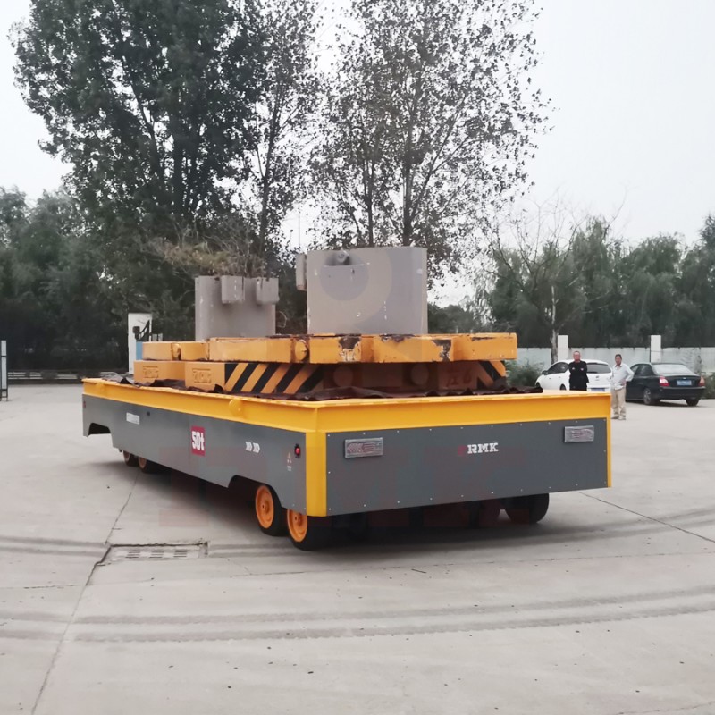50 Tòn Hydraulique Steering Trackless Elektwonik transfè kout